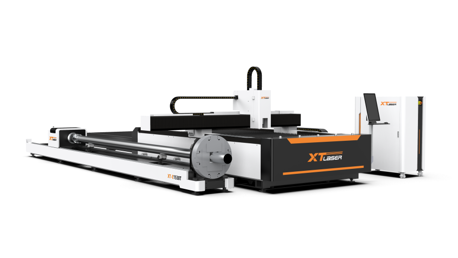 XT Laser Open Exchange Platform Plate และ Tube Integrated Machine ประติมากรรมคู่ 